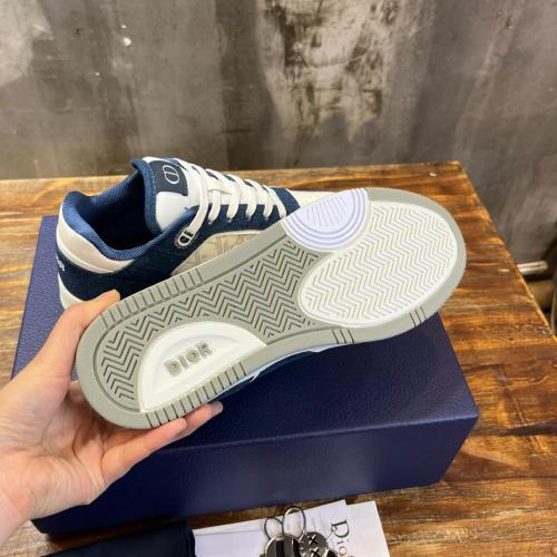 Dior B27 Low White Blue Denim 3SN272ZAC_H580
