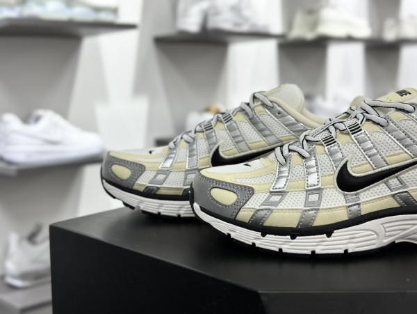 Nike P-6000 Coconut Milk Metallic Silver