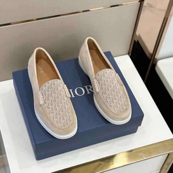 Dior Granville Loafer Beige Suede 3LO131ZWN161 / 3LO131ZWN_H161