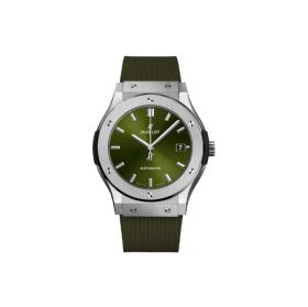 Watches Hublot Classic Fusion Titanium Green 542.NX.8970.RX size 42 mm