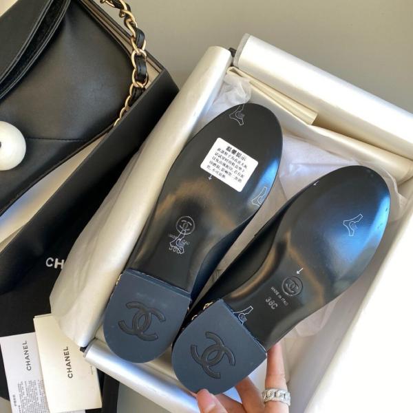 CHANEL Loafer Women's Black G35067 X53055 94305