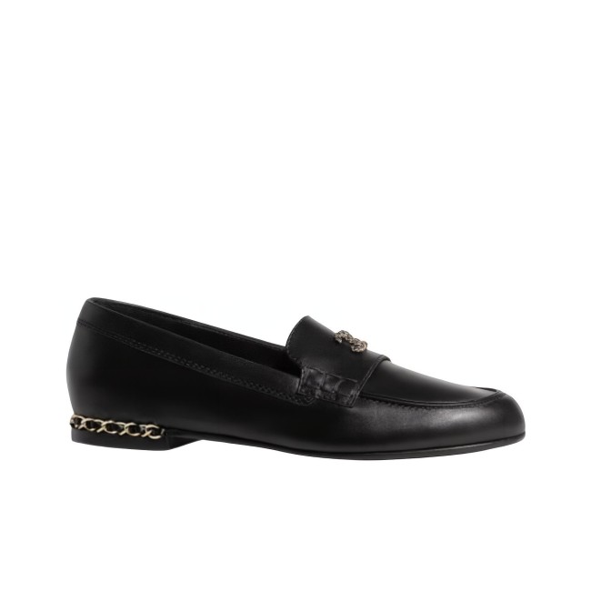 CHANEL Loafer Women's Black G35067 X53055 94305
