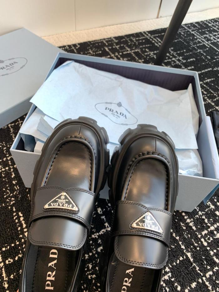 Prada Monolith brushed leather loafers 2DE129_B4L_F0002