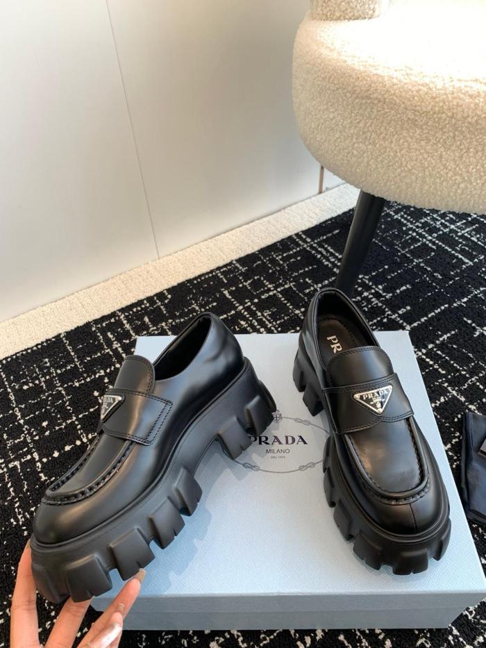 Prada Monolith brushed leather loafers 2DE129_B4L_F0002