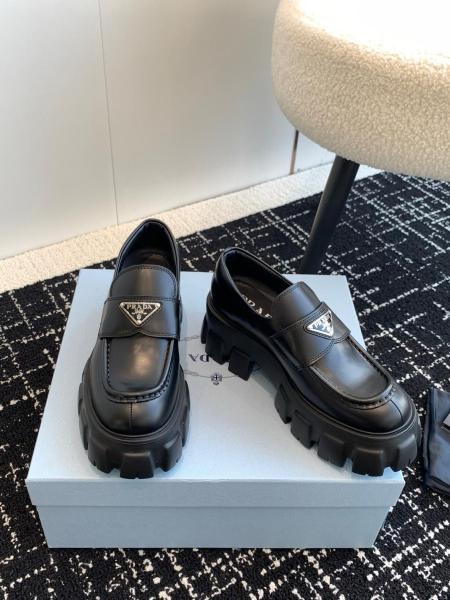 Prada Monolith brushed leather loafers 2DE129_B4L_F0002