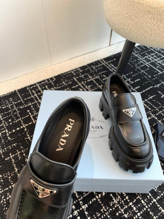 Prada Monolith brushed leather loafers 2DE129_B4L_F0002