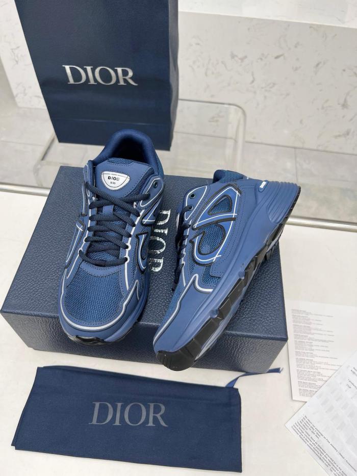 DIOR B30 CD Shoes Low top Casual Shoes Blue