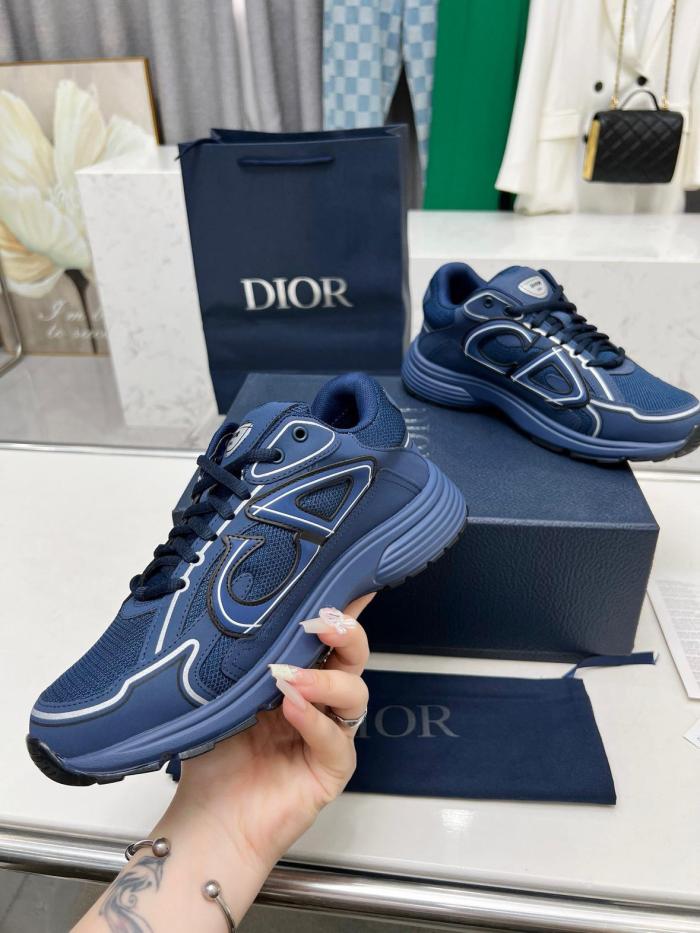 DIOR B30 CD Shoes Low top Casual Shoes Blue