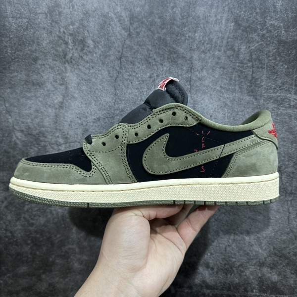 Jordan 1 Retro Low OG SP Travis Scott Black Olive DM7866-002