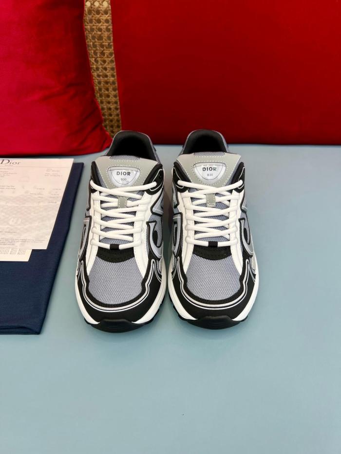 DIOR B30 Mesh Low top Casual Shoes Blue