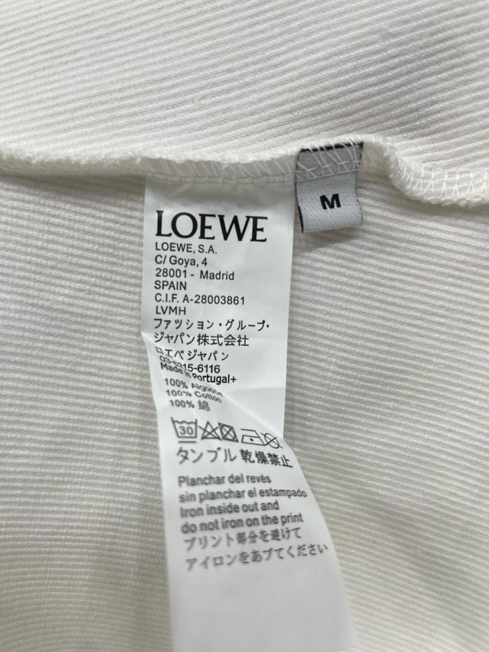 Loewe cotton logo printing round neck sleeveless vest female model S540Y07XA2-2100