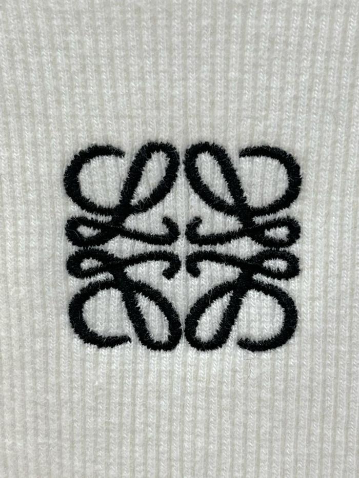 Loewe cotton logo printing round neck sleeveless vest female model S540Y07XA2-2100