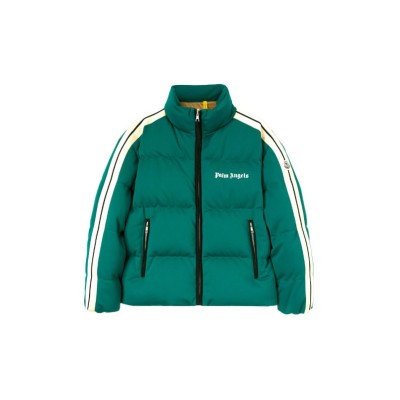 Palm Angels X MONCLER GENIUS Puffer Jackets Unisex Green