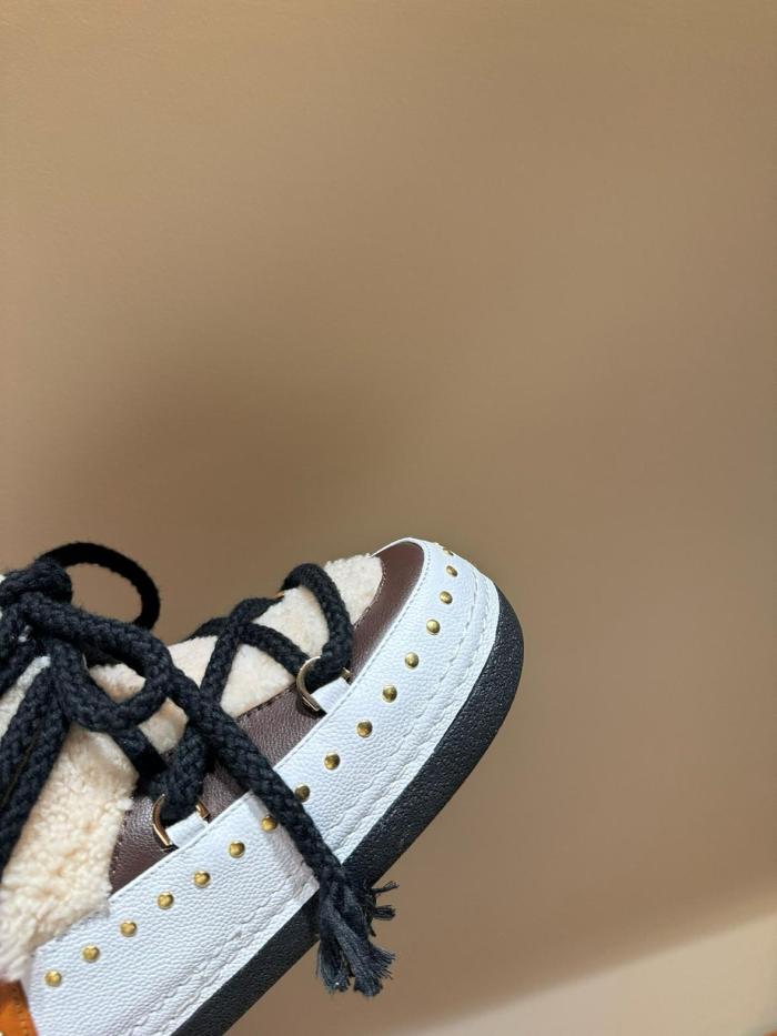 INUIKII Curly Rock Boot Cream 75101-076-103