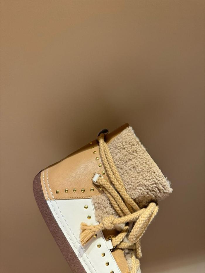 INUIKII Curly Rock Boot Beige 75101-076-705