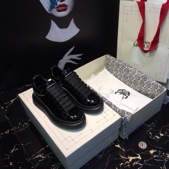 Alexander McQueen Oversized Black Patent