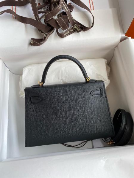 HERMES Mini Kelly Crossbody Bags H071302CC89 size 19*6*12 cm