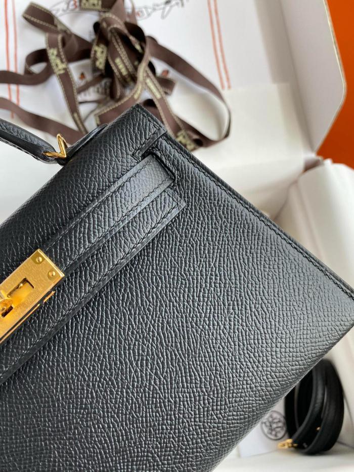 HERMES Mini Kelly Crossbody Bags H071302CC89 size 19*6*12 cm