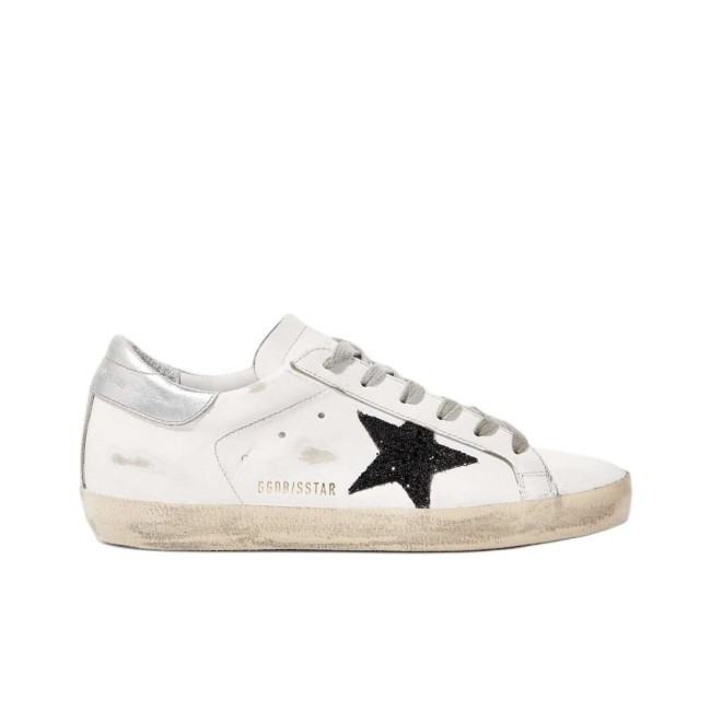 Golden Goose Super Star Leather Low top Skateboard Shoes White