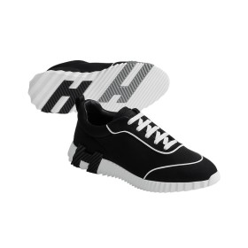 Hermes Bouncing sneaker Black white