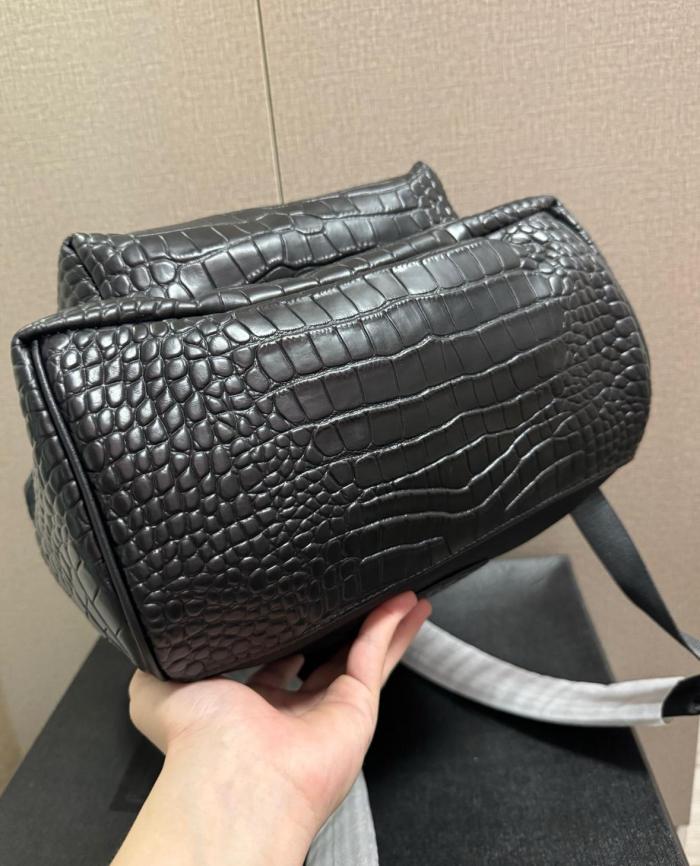 SAINT LAURENT City Backpacks 534967-DZE2F-1000 size 31*22*41 cm