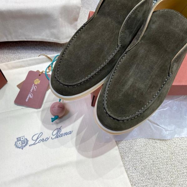 Loro Piana  Open Walk Ankle Boot Color Warm Gray FAB4368MD84