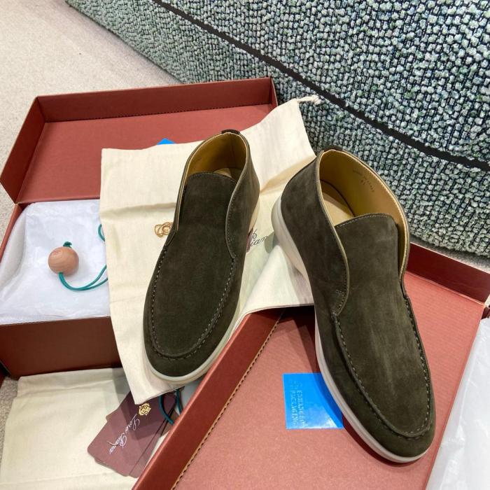 Loro Piana  Open Walk Ankle Boot Color Warm Gray FAB4368MD84