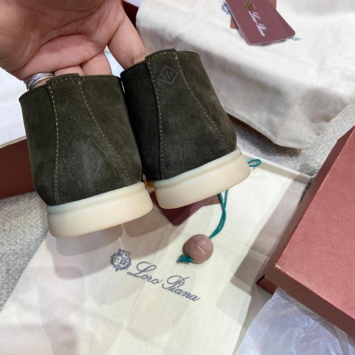 Loro Piana  Open Walk Ankle Boot Color Warm Gray FAB4368MD84