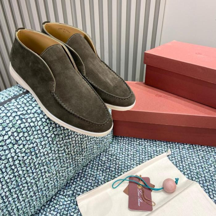 Loro Piana  Open Walk Ankle Boot Color Warm Gray FAB4368MD84