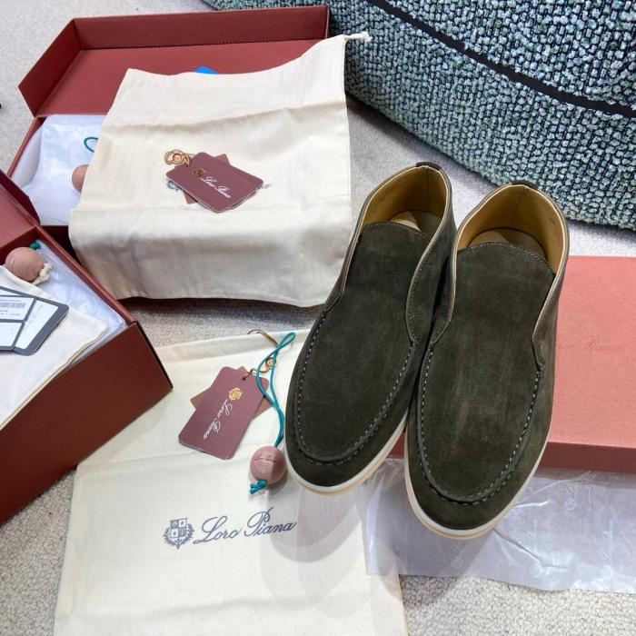 Loro Piana  Open Walk Ankle Boot Color Warm Gray FAB4368MD84