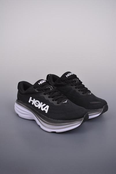 Hoka One One Bondi 8 Black White