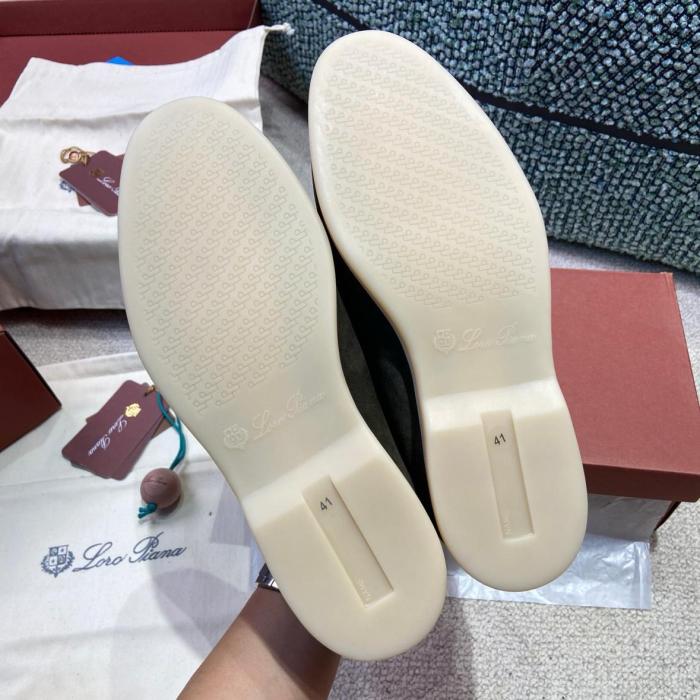 Loro Piana  Open Walk Ankle Boot Color Warm Gray FAB4368MD84