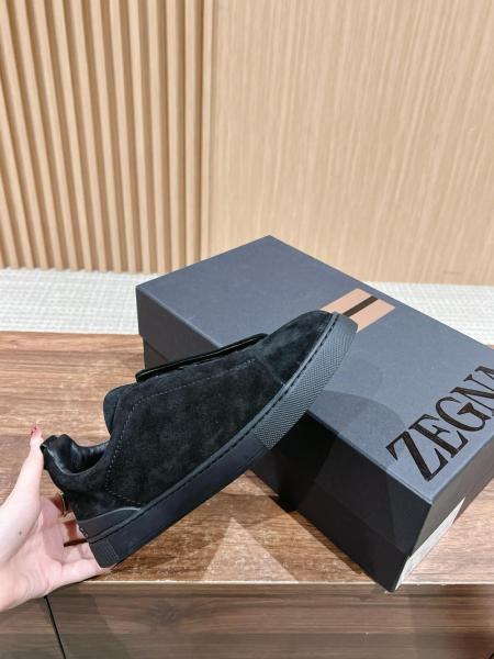 Zegna Triple Stitch™ Low Top Sneakers LHVEL-S5377Z-NER