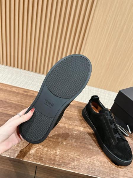 Zegna Triple Stitch™ Low Top Sneakers LHVEL-S5377Z-NER