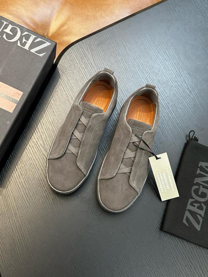 Zegna Triple Stitch™ Low Top Sneakers LHSOY-A4667X-PTE