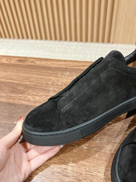 Zegna Triple Stitch™ Low Top Sneakers LHVEL-S5377Z-NER