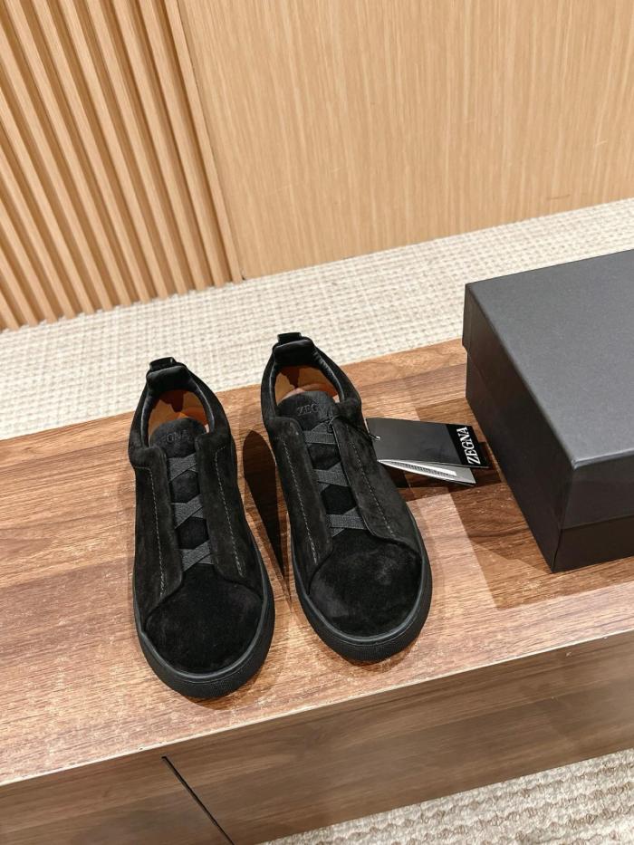 Zegna Triple Stitch™ Low Top Sneakers LHVEL-S5377Z-NER