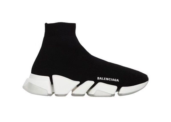 Balenciaga Speed 2.0 Black Transparent Sole