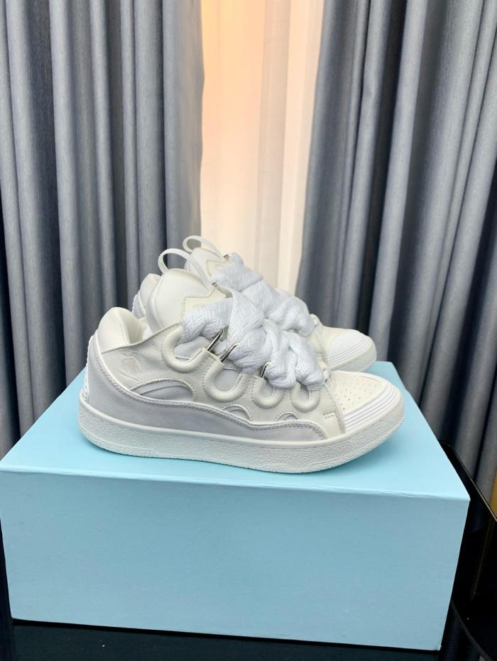 Lanvin Curb Sneaker White