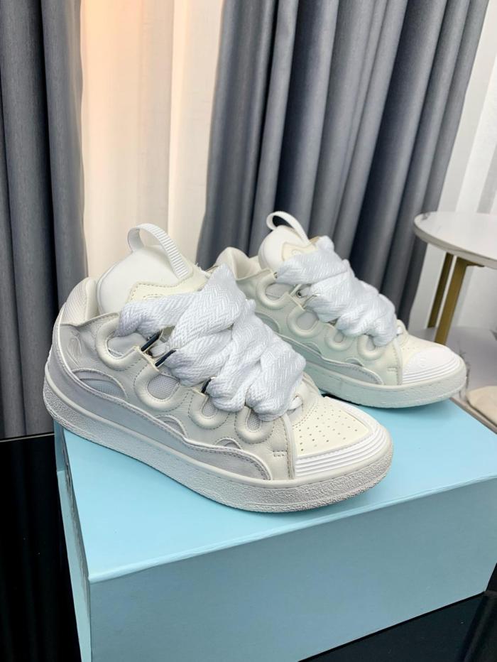 Lanvin Curb Sneaker White