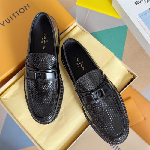 LOUIS VUITTON Major Loafers Men Black 1ACPM6