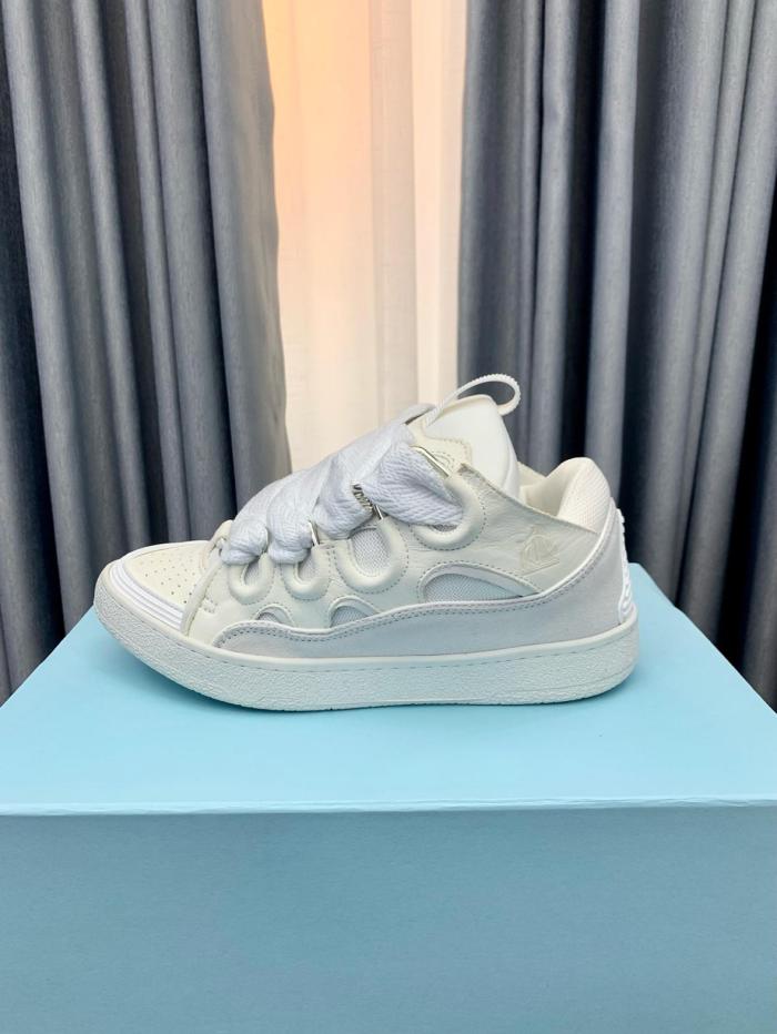 Lanvin Curb Sneaker White