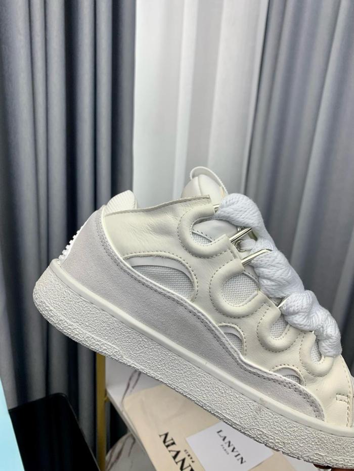 Lanvin Curb Sneaker White