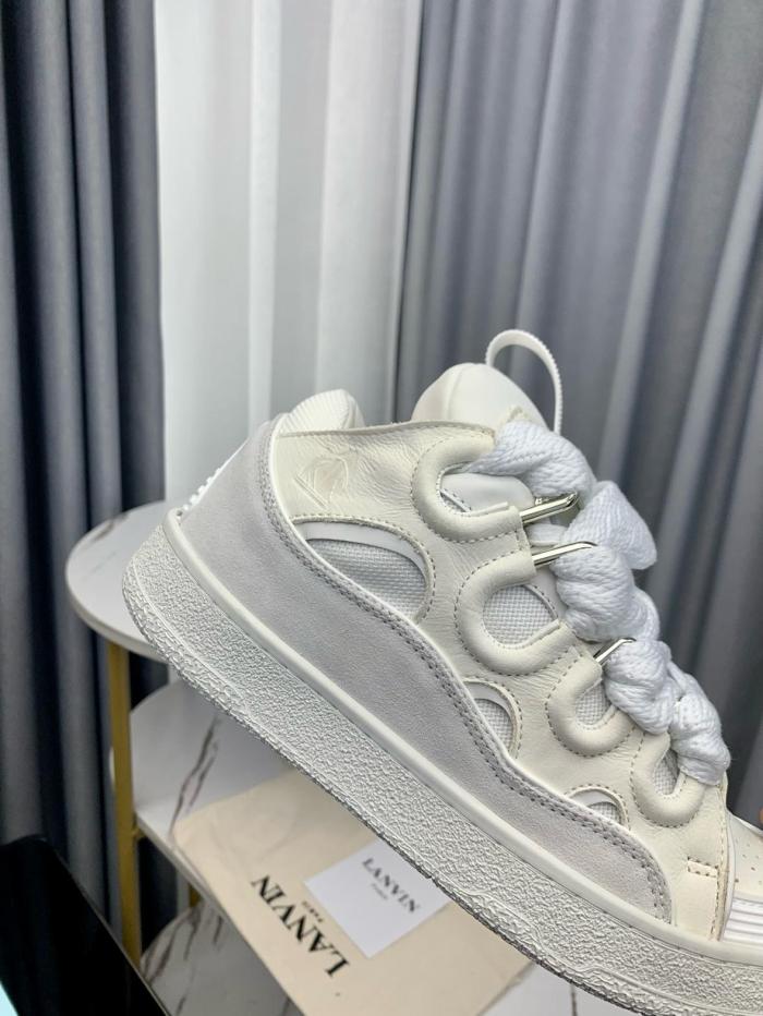 Lanvin Curb Sneaker White