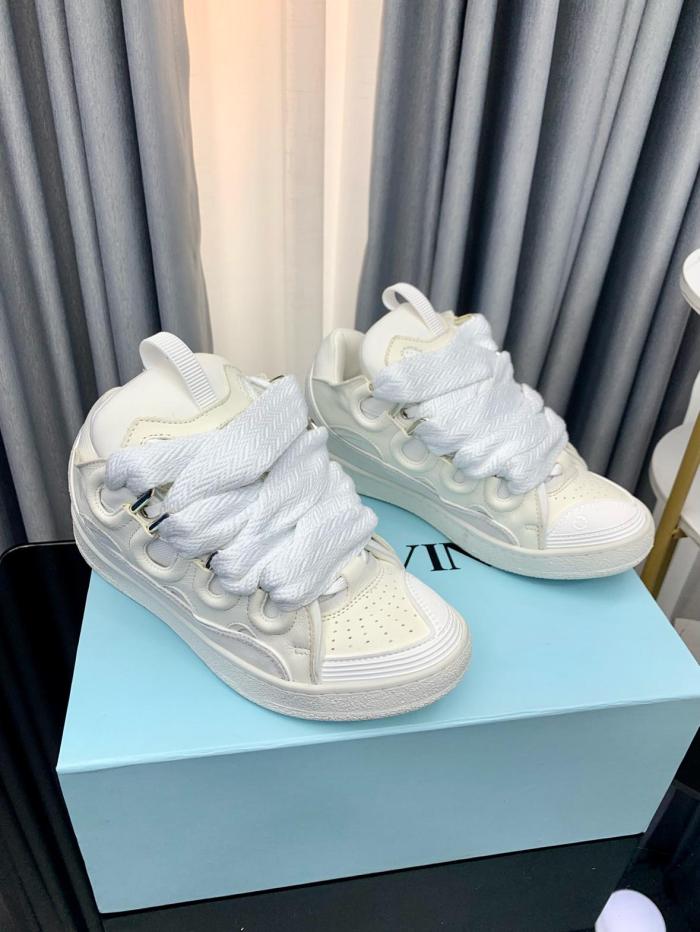 Lanvin Curb Sneaker White