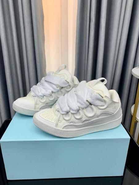 Lanvin Curb Sneaker White