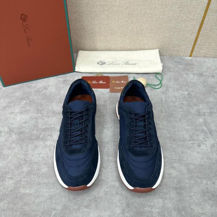 Loro Piana Week End Walk Sneaker Navy Blue FAM1719W000