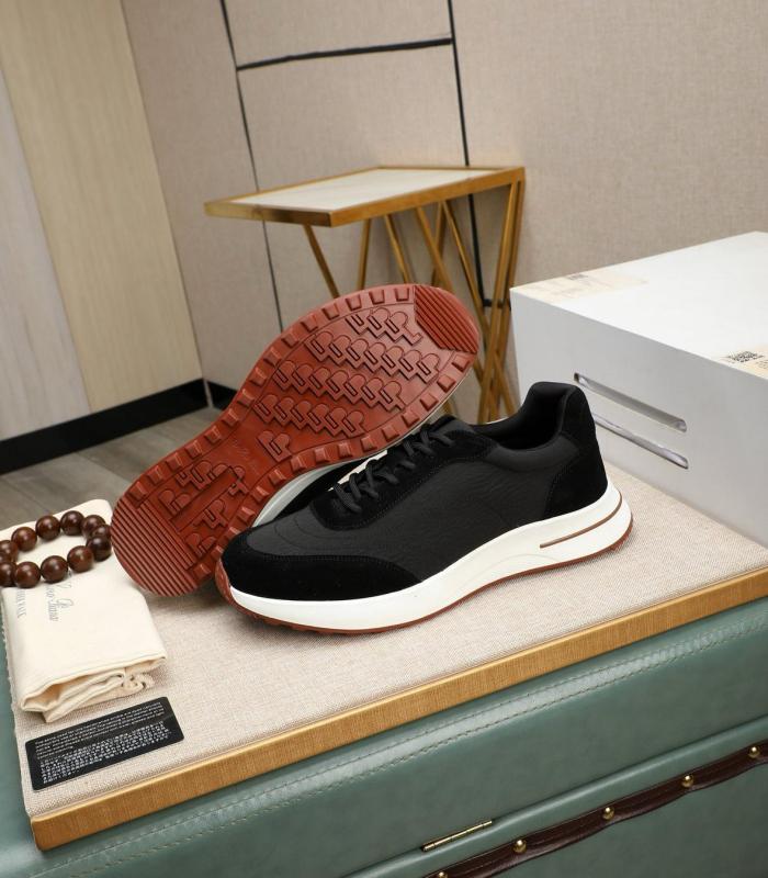 Loro Piana Week End Walk Sneaker Black FAM17198000