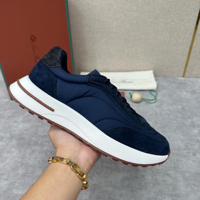 Loro Piana Week End Walk Sneaker Navy Blue FAM1719W000