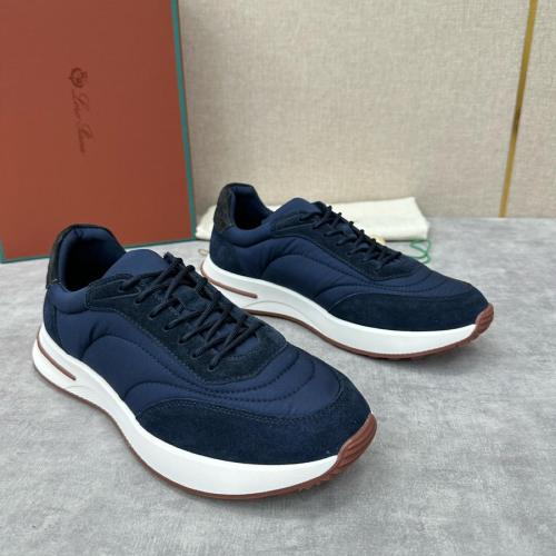 Loro Piana Week End Walk Sneaker Navy Blue FAM1719W000